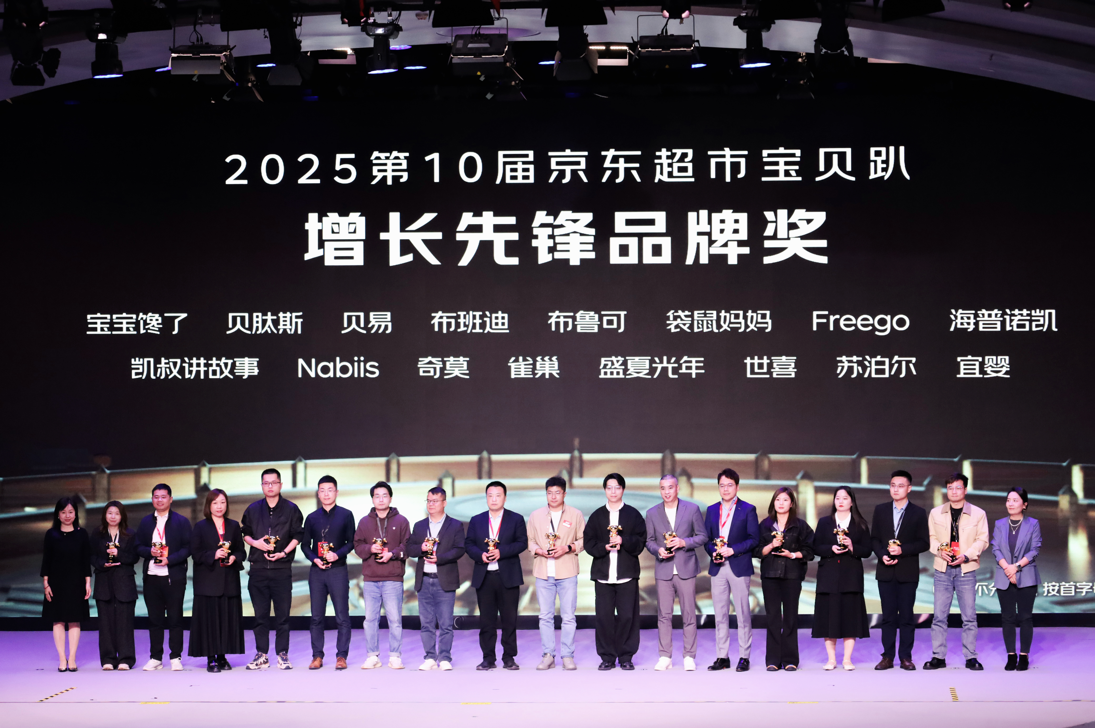 海普诺凯斩获2025第10届京东超市宝贝趴“增长先锋品牌”奖！
